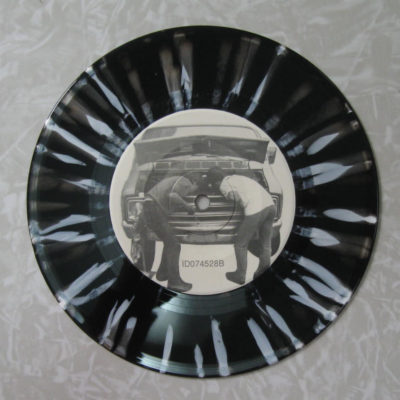 Black And White Colored Record Vinyl 7 Inch Record