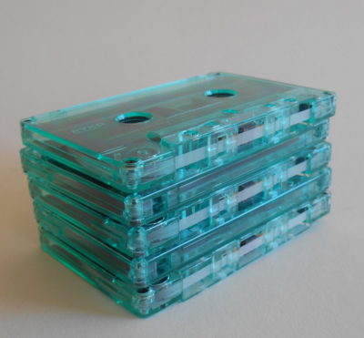 Green tint cassette tapes