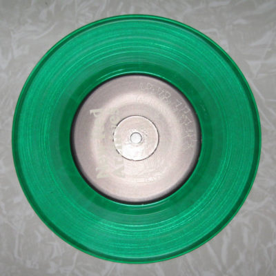 green colored record Green Vinyl 7 Inch Record