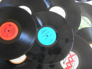 5 bulk vinyl LP 12 Inches for craft projects