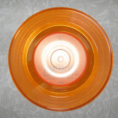 Orange Colored Record Orange Vinyl 7 Inch Record