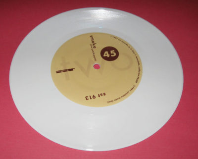 White solid colored record White Vinyl 7 Inch Record