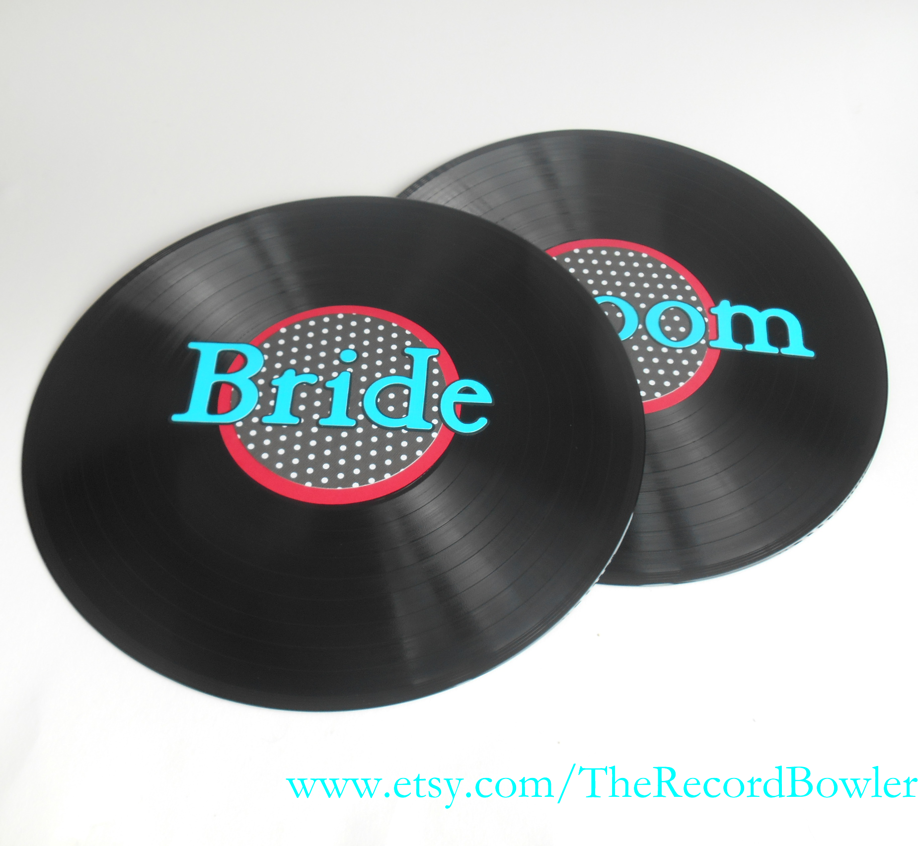 Rock n roll wedding theme record decorations