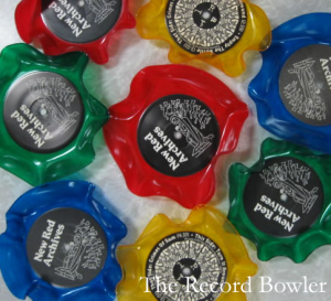 colored record bowls